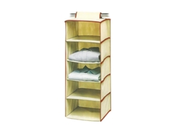 Organizador ropa 5 estantes 30x30x100