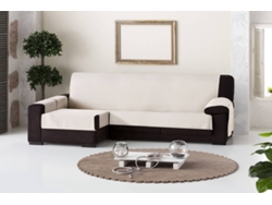 Funda Chaise Longue TODOPARAMICASA Bianca Blanco (Brazo Izquierdo - Tela  - 240 cm)
