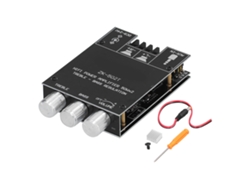 Módulo Amplificador De Potencia Estéreo De Doble Canal Bluetooth 5.0 Con Control De Graves Y Agudos Zk-502t