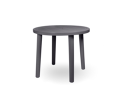 Mesa Redonda Reciclada Exterior Ø86 Gris Volcánico Olot Garbar