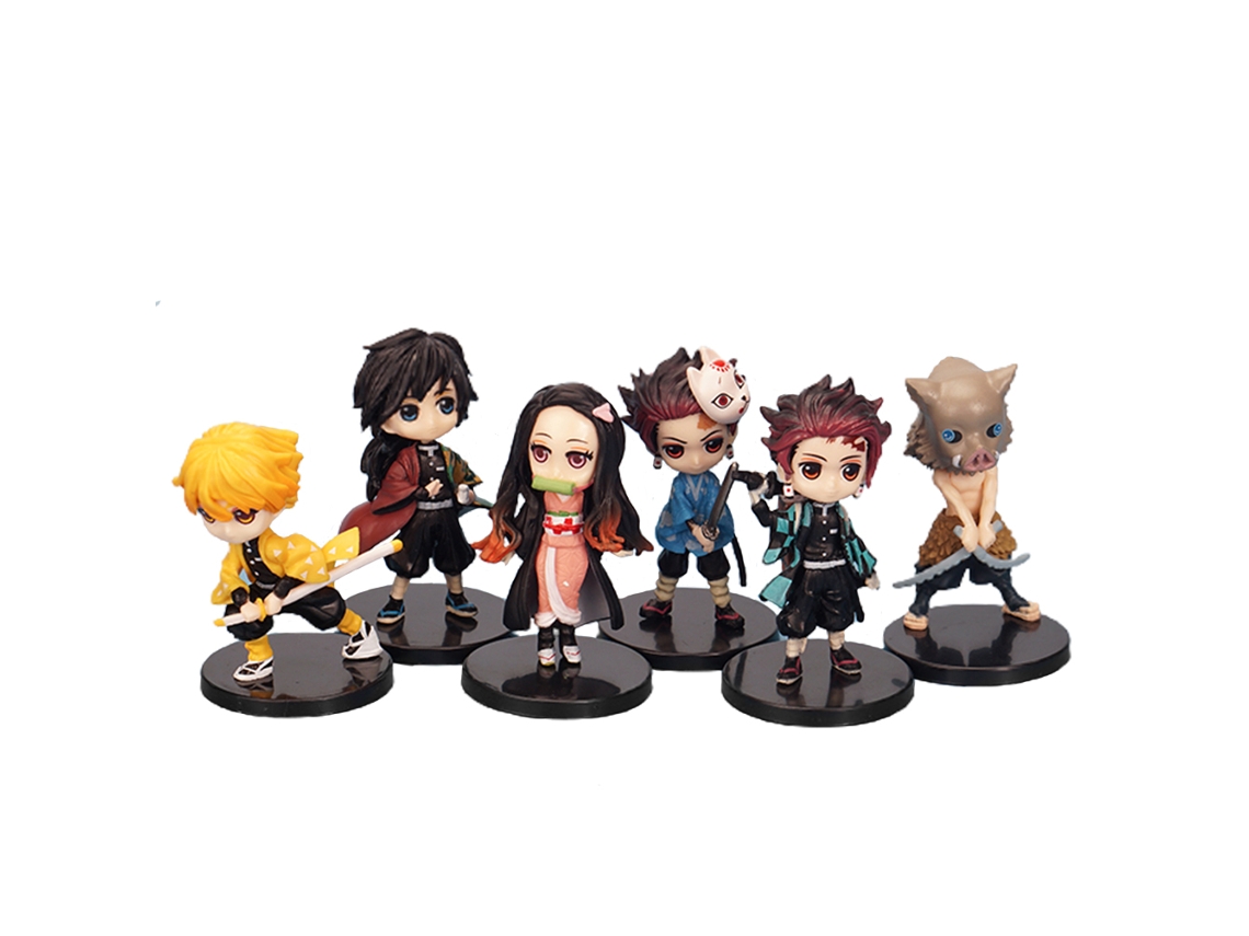 6 Figuras De Personajes De Anime De Pvc, Modelo De Acción, Coleccionables Y Decorativos.
