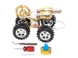 Modelo de motor Stirling para coche en miniatura, kit de ciencia física, juguete de regalo