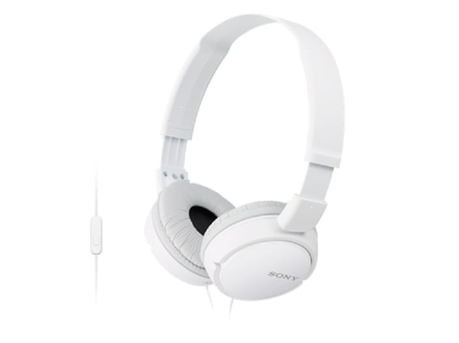 Auriculares con Cable SONY MDRZX110 (On Ear - Blanco)