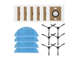 Replacement Kit For Ilife A30 Pro Robot Vacuum Cleaner Parts Side Brushes Microfiber Mop Cloths Dust Bags