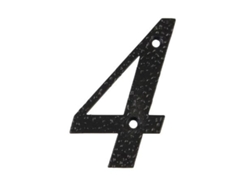 Numero 4 -m.4 negro 10cm. display