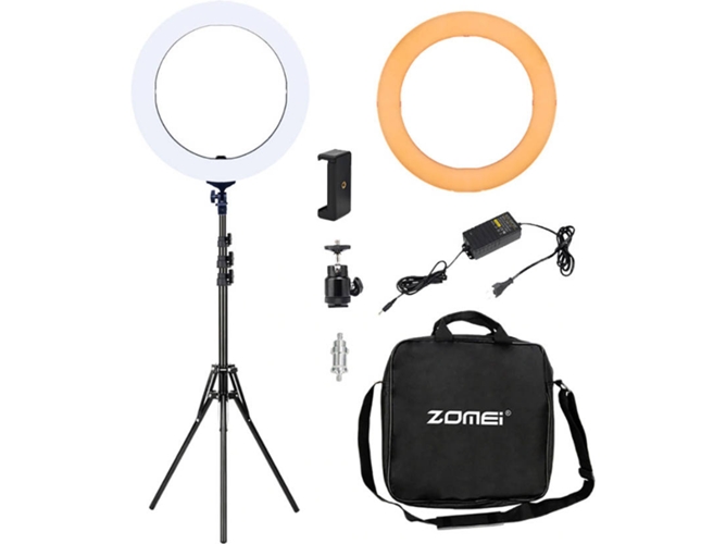 Trípode Ringlight ZOMEI 18 Polegadas