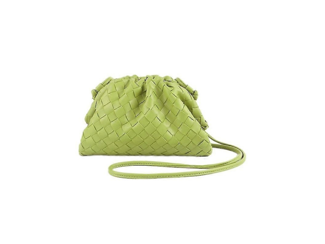 Bolso Bandolera De Tela Pu, Mini Bolso De Mano De Piel Cloud Con Cierre Magnético.