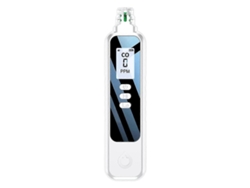Detector portátil de monóxido de carbono con pantalla LCD y 2 pilas AAA.
