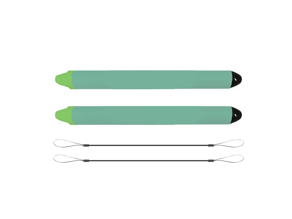 2pcs Caneta Estilográfica Com Cordões Para Telas Sensíveis Ao Toque Tablet Telefone Infantil Amigável Verde
