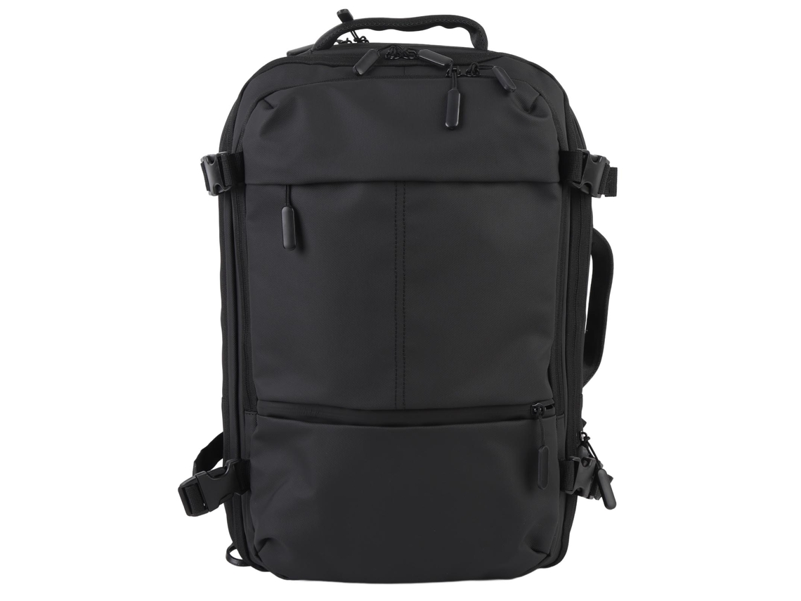 Mochila de viaje expandible de 36 a 55 litros, impermeable, con puerto USB, sistema antirrobo y compartimento para portátil de 17,3 pulgadas.