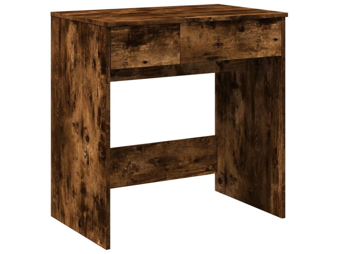 Tocador con espejo, roble ahumado, MAISON EXCLUSIVE, 73x46,5x120 cm