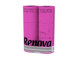 Papel Higiénico Renova Fucsia 6 Rollos