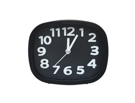 ELKUAIE Reloj despertador silencioso digital tridimensional de color caramelo, reloj despertador creativo, regalo