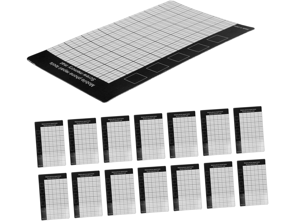 Toddmomy 15 Piezas Tapis Magnetique Pour Vis Et Outils Organisateur De Rangement Flexible Avec Grille