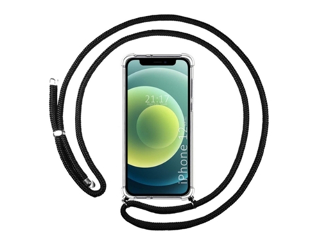 Carcasa iPhone 12 Mini (5.4) TUMUNDOSMARTPHONE Colgante Negro
