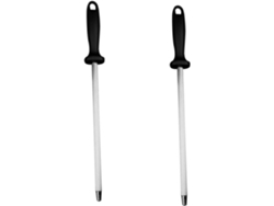 Sacapuntas manual de acero inoxidable para cortacésped, afilador de cuchillas, varilla de afilado, herramienta Vayotoy (2 piezas)