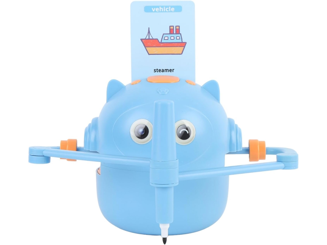Robot De Dibujo Para Niños De 3 A 8 Años: Máquina Interactiva Educativa Con 2 Lápices Y 100 Tarjetas.