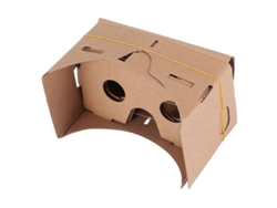 Gafas de realidad virtual DIY de 6 pulgadas, fibra de vidrio, madera y cartón. CHARM