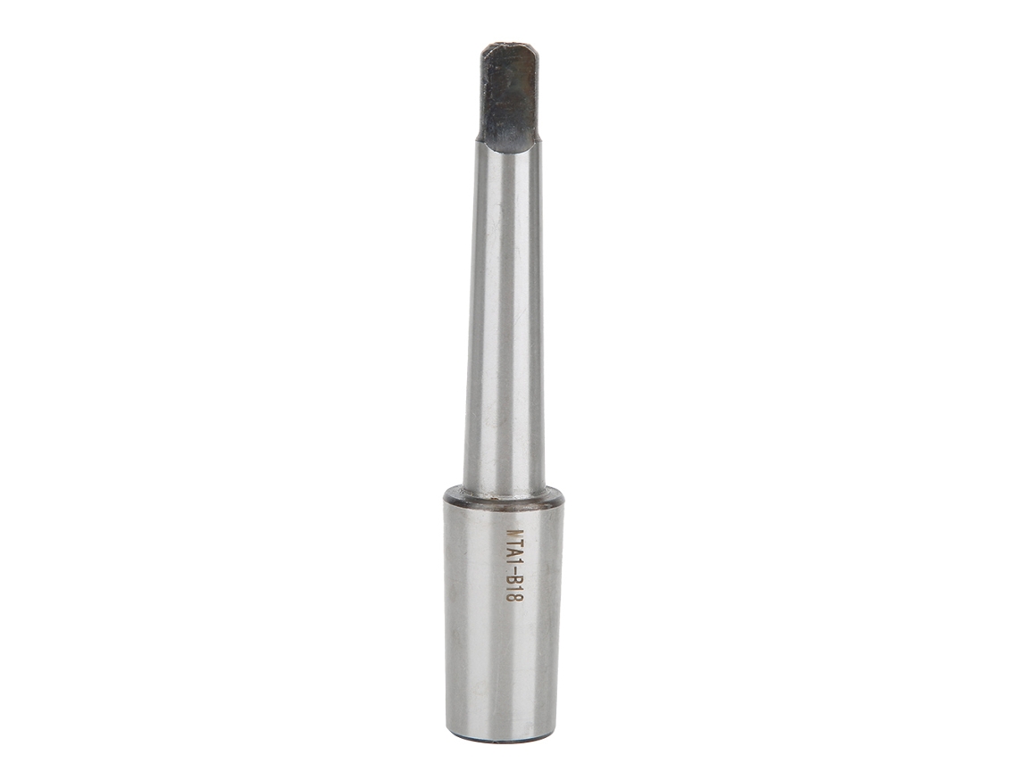 Adaptador de mandril, broca cónica Morse MTA1-B18 de acero 45, resistente al desgaste, de precisión.