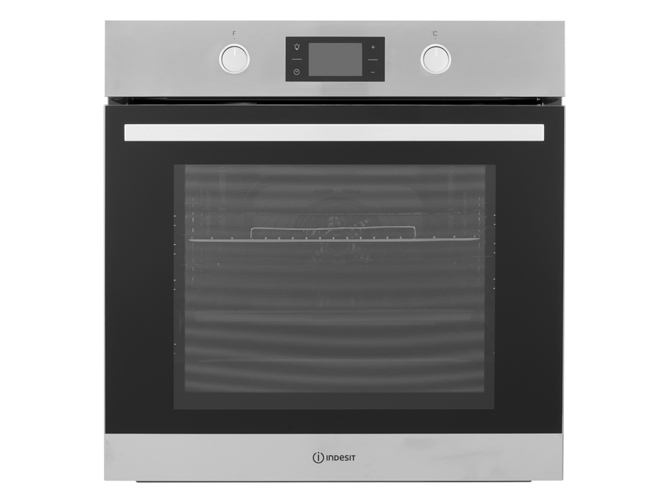 Horno Indesit 6841 jh ix 71 litros grill multifuncion hidrolitico ifw6841jh medio acero inoxidable giratorio tocar 60cm 59.5