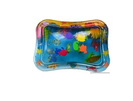 Tapete de Juego de Agua Para Niños Bebés, Tapete Inflable Para Jugar Boca Abajo Mi