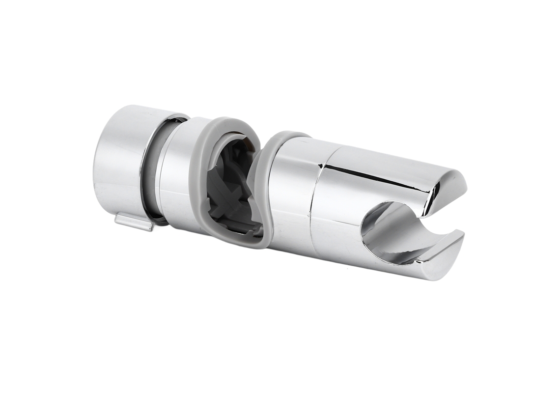 Soporte de ducha universal ajustable con fijación para barras de 18 a 25 mm