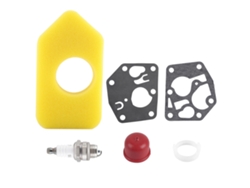 Kit De Carburador Briggs Stratton Con Diafragma, Junta, Filtro De Aire Y Bujía Para Motores Pequeños.