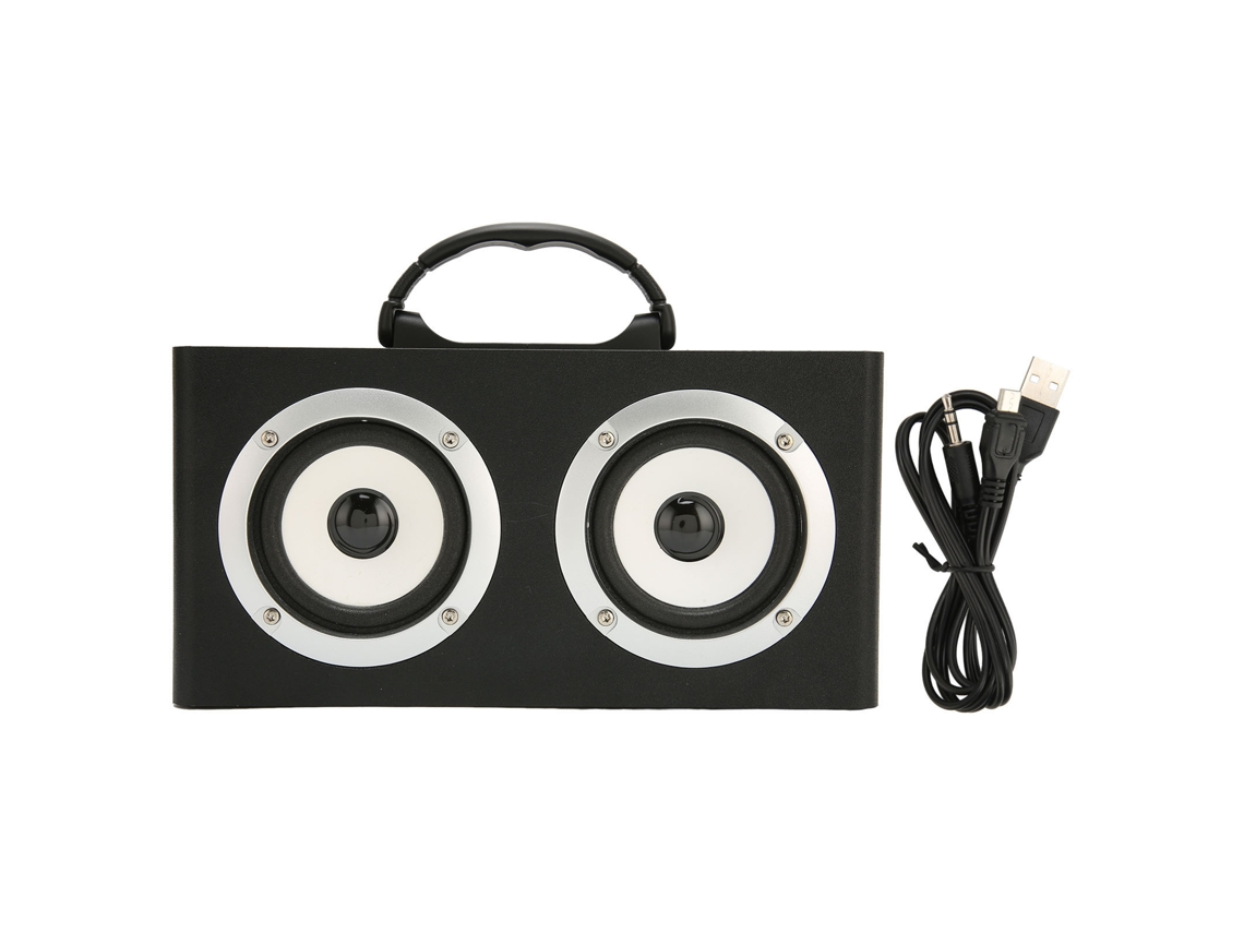 Altavoz Bluetooth Inalámbrico Portátil Con Graves Potentes, Multifuncional, Con Ranura Para Tarjeta Para Escritorio, Negro, Versión De Exportación.