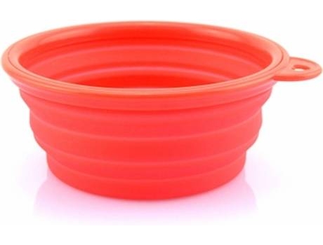 Bebedero Portátil para Perros y Gatos WJS (Rosa)