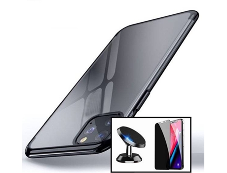 Carcasa + Protector + Soporte iphone 13 Mini PHONECARE SlimArmor Negro 85550
