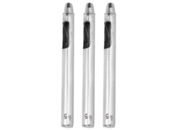 Perforadora redonda de acero aleado de 3 piezas para manualidades de cuero (5 mm)