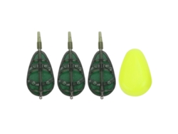 Set De Alimentador Portátil Con Cesta Para Cebo, Accesorio De Pesca Para Una Pesca Rápida, 30 G + 40 G + 50 G