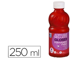 L&B Pintura Acrílica Primaria Rojo Brillo Tarro 250 Ml