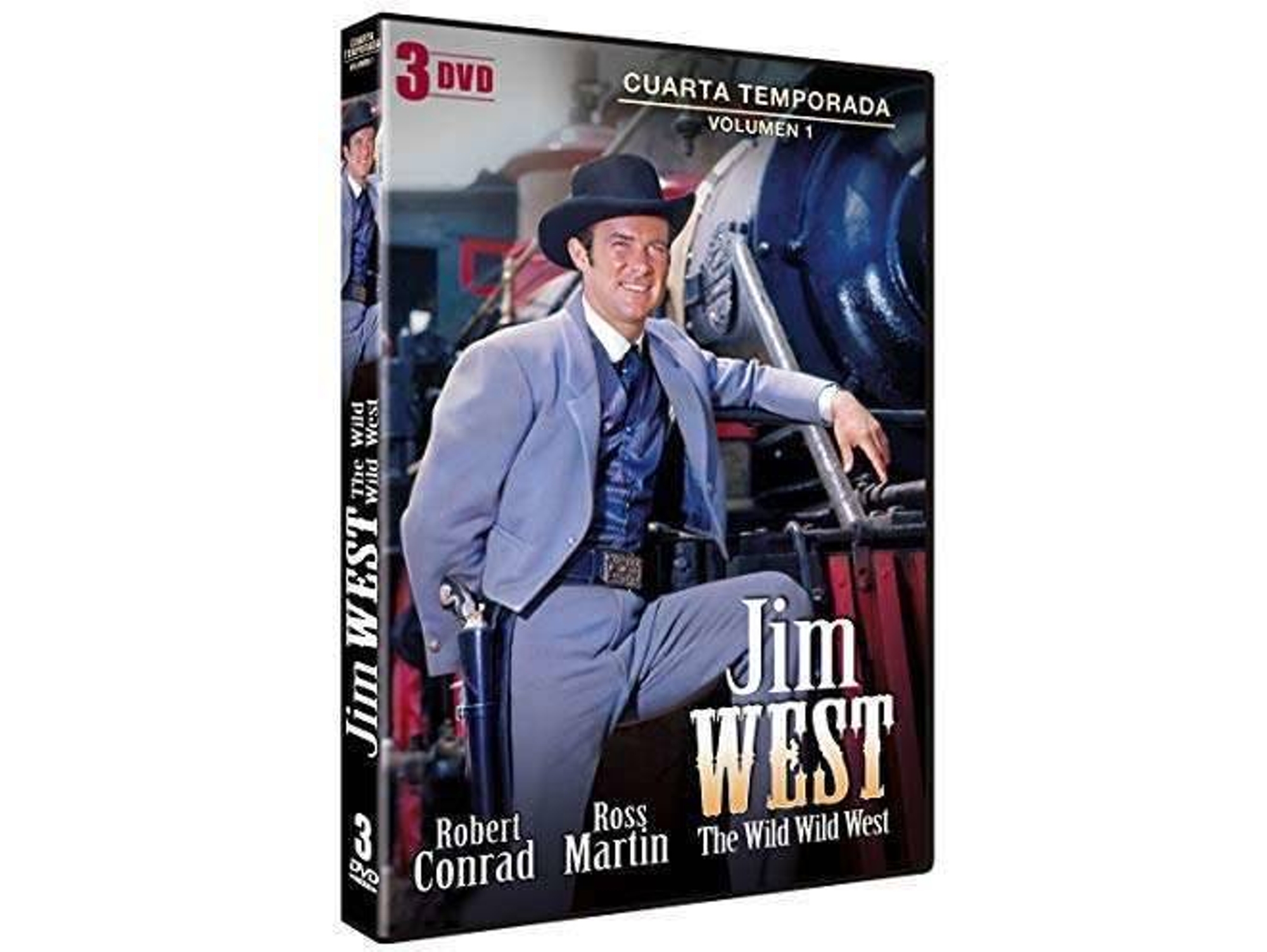 DVD The Wild Wild West (1965) / Jim West emporada 4 Volumen 1 (Edicción en Español)