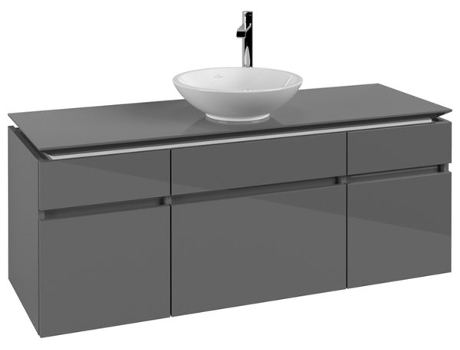 Módulo de lavabo Villeroy &amp Boch Legato B586 1400x550x500mm centrado en el lavabo