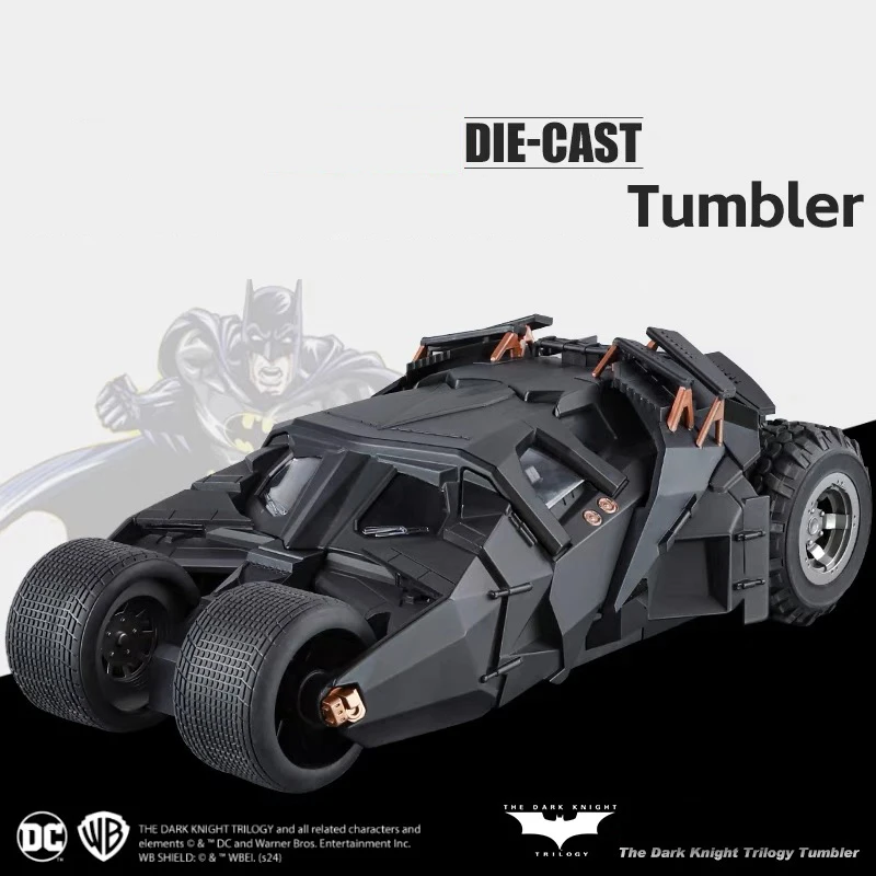 (negro) Batimóvil A Escala 1:18, Modelo De Coche De Aleación, Juguete De Metal Fundido A Presión Con Sonido Y Luz.