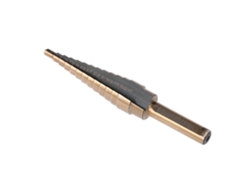Juego De 5 Brocas Escalonadas Hss 4241 Para Taladrar Metal Y Madera Con Estuche De Aluminio.