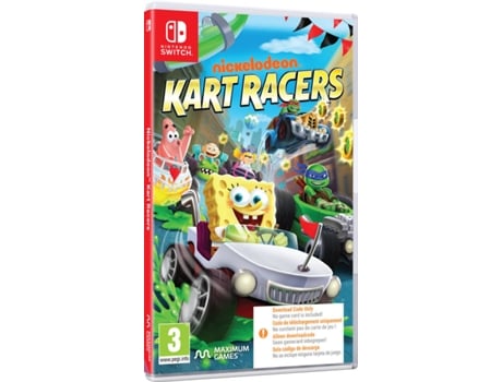 Juego Nintendo Switch Nickelodeon Kart Racers (Código de Descarga en Caja)