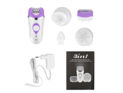 Pincel De Limpieza Eléctrico Recargable 3 En 1 Para Mujer: Depiladora, Afeitadora Facial Y Bikini, Húmedo Y Seco