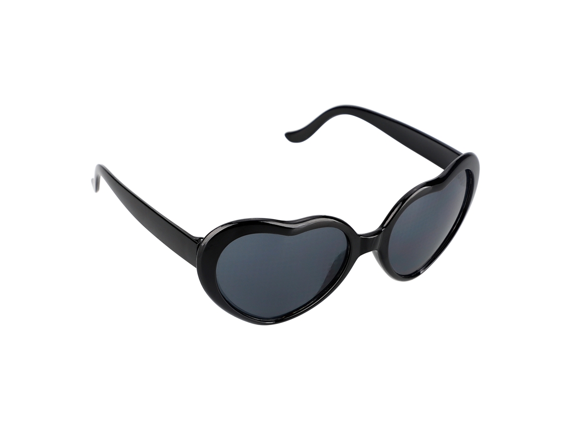 Gafas (visión 3d Forma De Corazón De Durazno Amarillo)