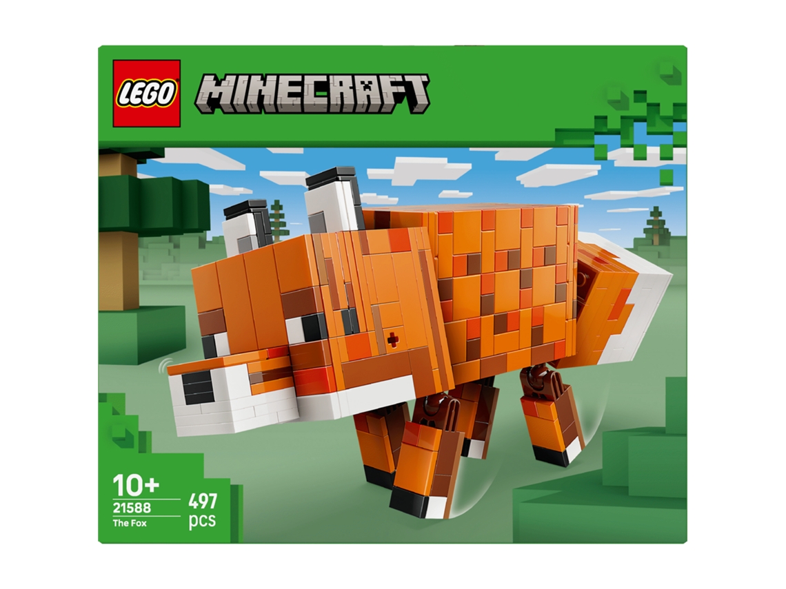 Lego® 21588 Minecraft® El Zorro – Set De Construcción Y Decoración Con Figura De Animal 10+