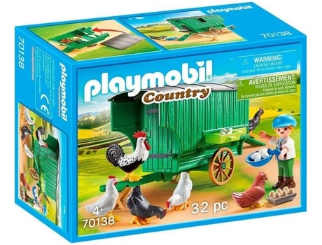 Playmobil PLAYMOBIL Country Gallinero (Edad Mínima Recomendada: 4años)
