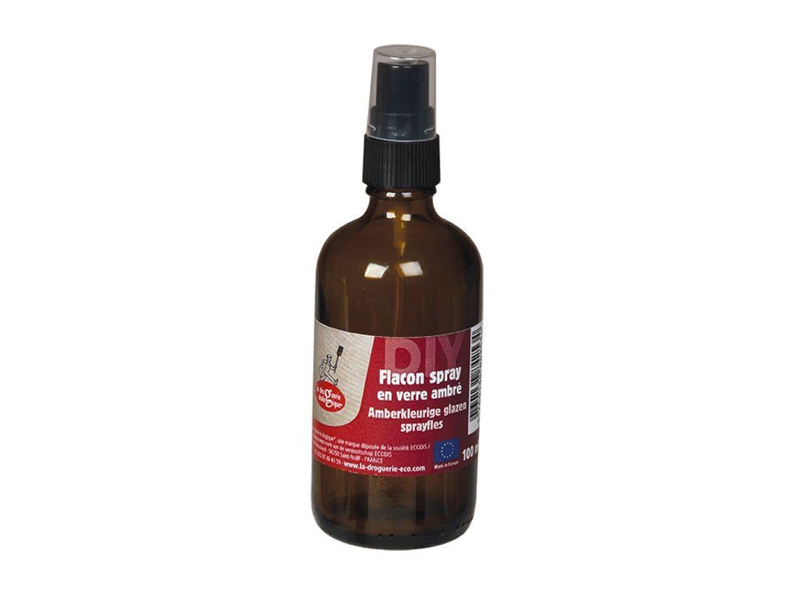 Botella de spray - Vidrio ámbar - 100 ml