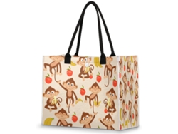 Bolso Tropicallife grande y divertido con forma de mono para hombre y mujer, 42 x 17 x 33 cm, de Pa Designs.