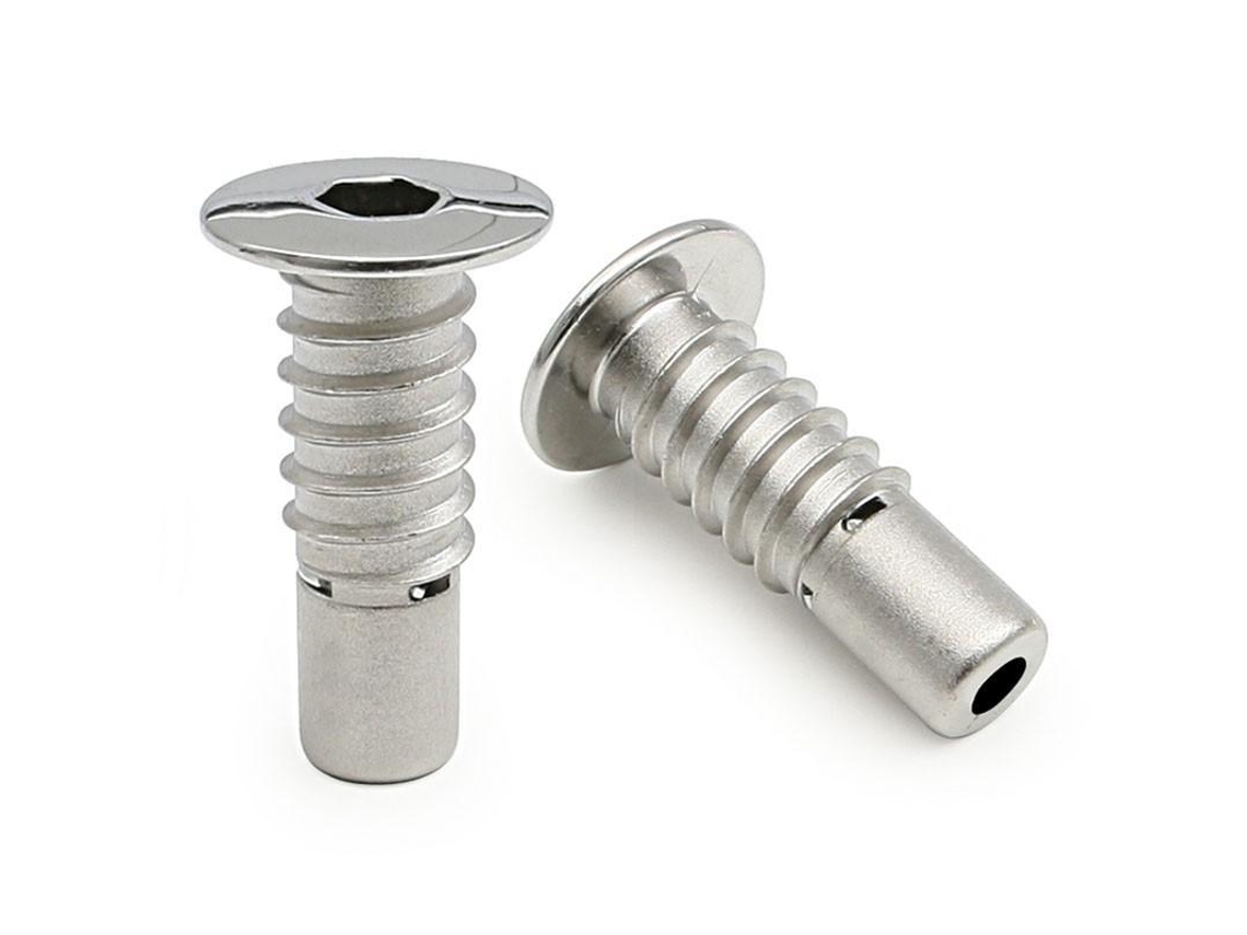 Casquillo Zmk Mecanismo Para Sofa Allen Caña Pasant Rosca Madera. Con Embellecedor Cromo