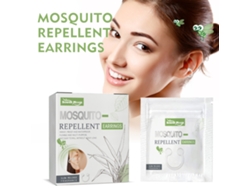 Pendientes repelentes de mosquitos para niños y bebés, con citronela natural y aceite de menta, 7 unidades.