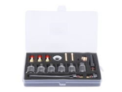 Kit De Accesorios Para Llama De Soldadura Para Consumibles De Vidrio Y Latón Para Pistola Pulverizadora Wp-17/18/27