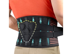 El cinturón de soporte lumbar ajustable unisex Mdug cuenta con un acolchado biomimético para aliviar el dolor lumbar causado por la esclerosis múltiple.