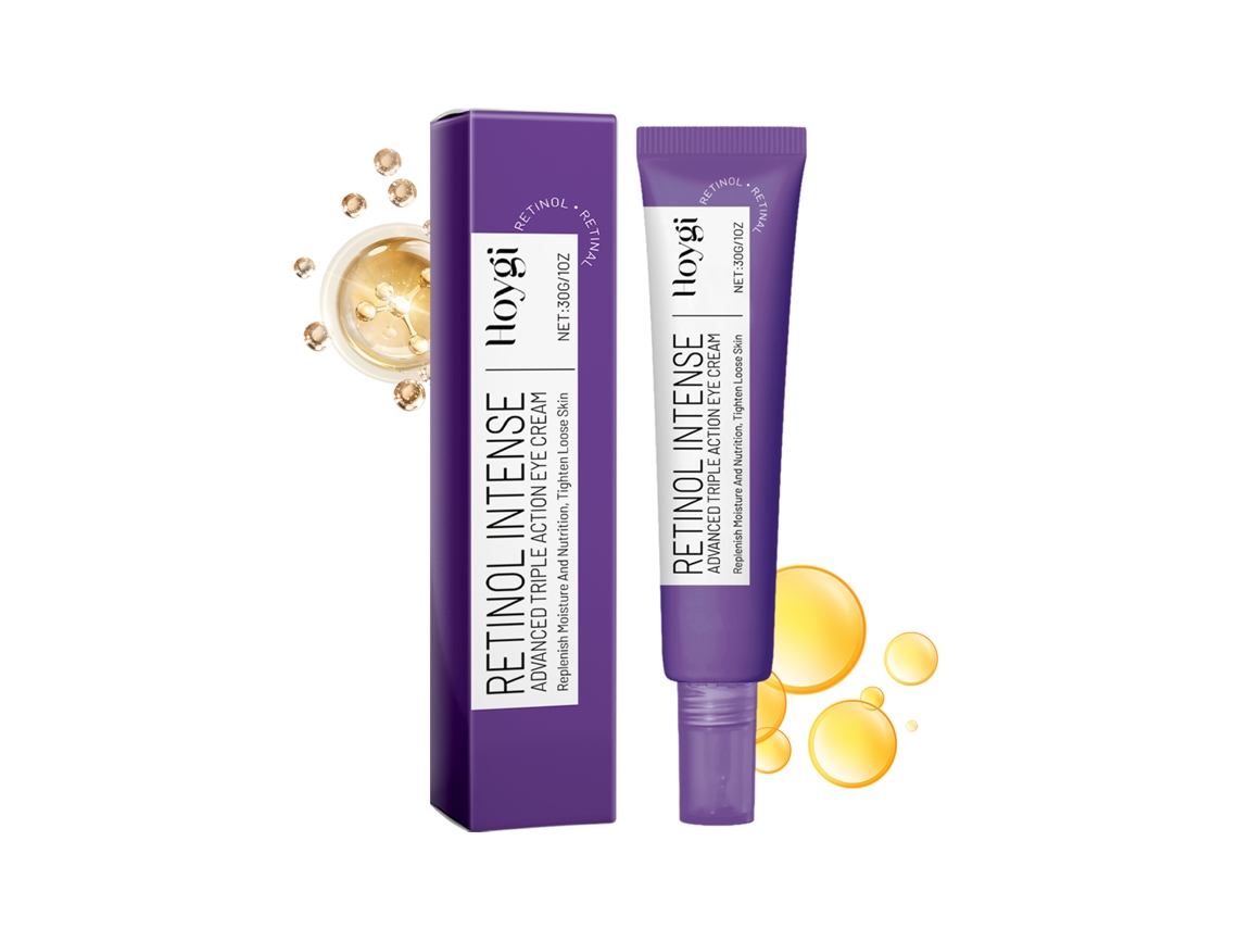 Crema contorno de ojos reafirmante con retinol y antiarrugas