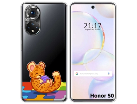 Carcasa Huawei Nova 9 / Honor 50 5G TUMUNDOSMARTPHONE Dibujos Transparente Multicolor